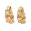 Natural Texture Interlinked Earrings