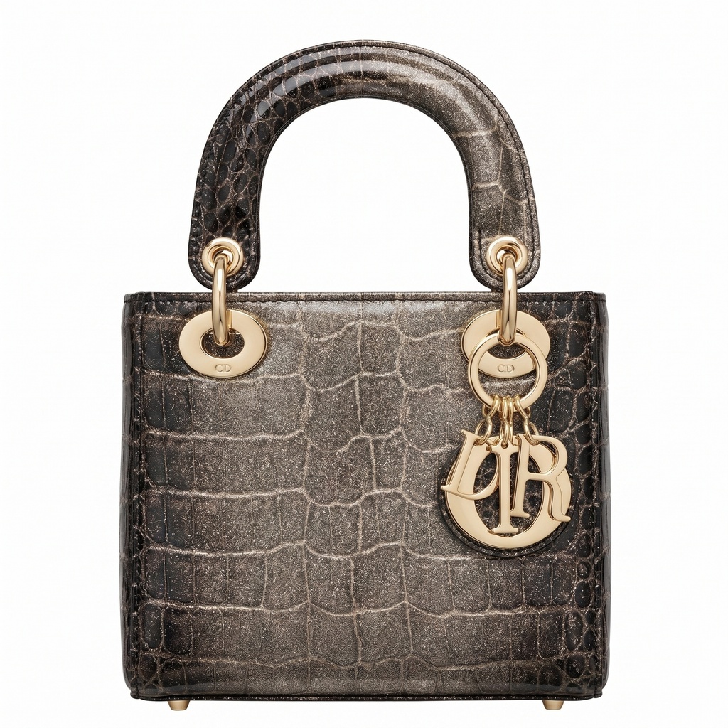 Christian Dior Lady Dior (black and gold)
