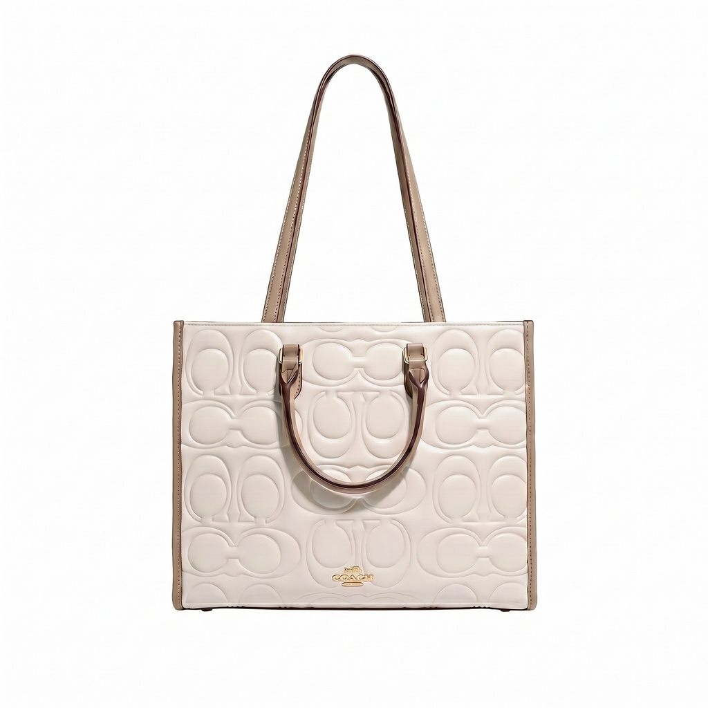 Coach Maggie Big Tote Bag In Signature Leather
