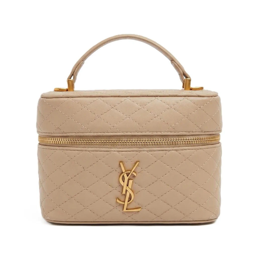 Saint Laurent Gaby Vanity Leather Shoulder Bag