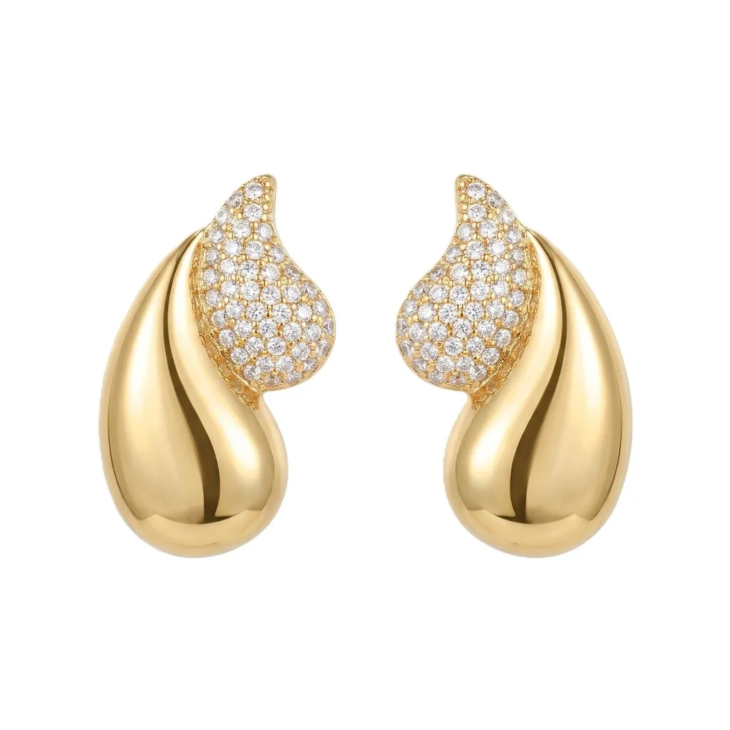 NADRI Pisa Double Teardrop Earrings