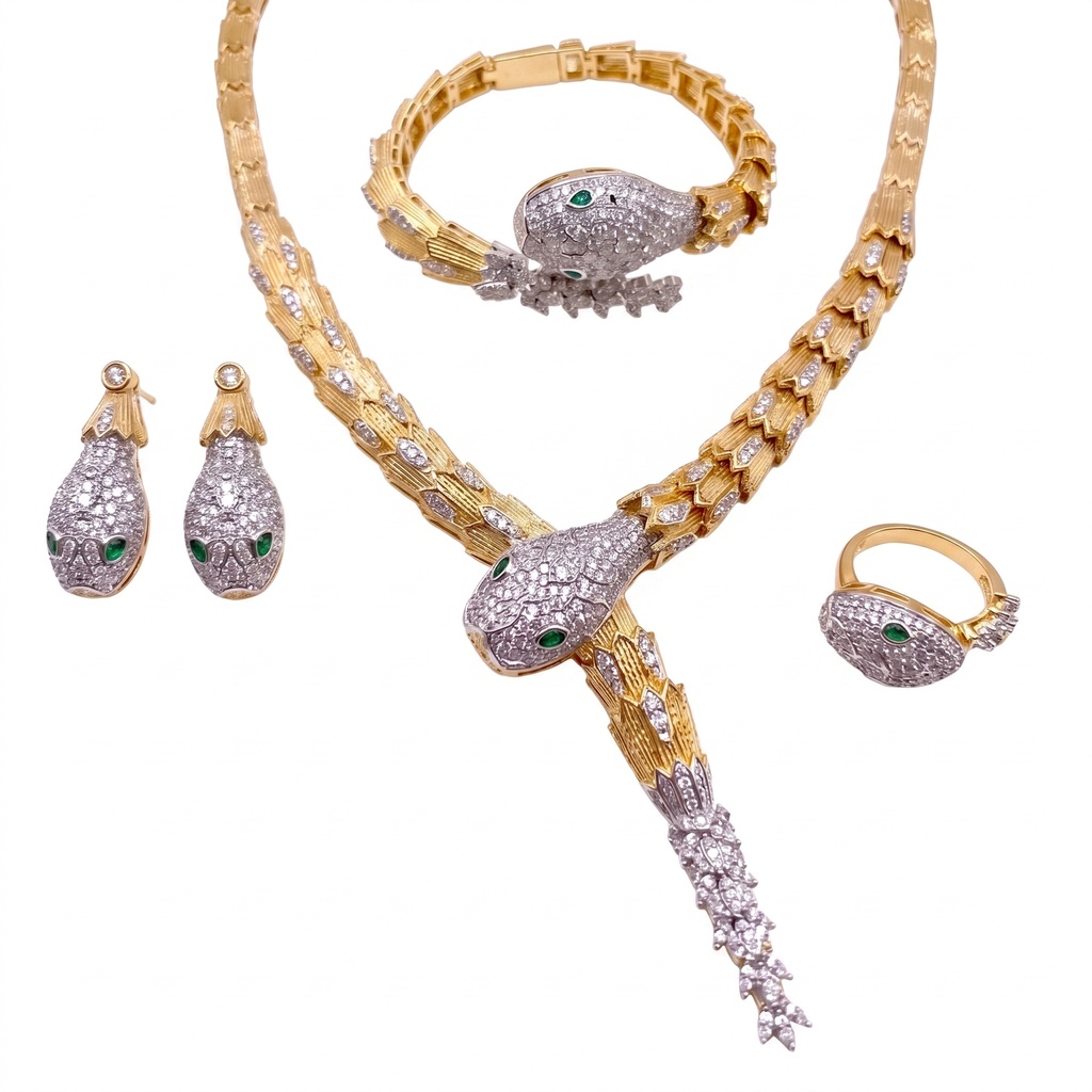 Iconic Serpenti Glamour Jewelry Set
