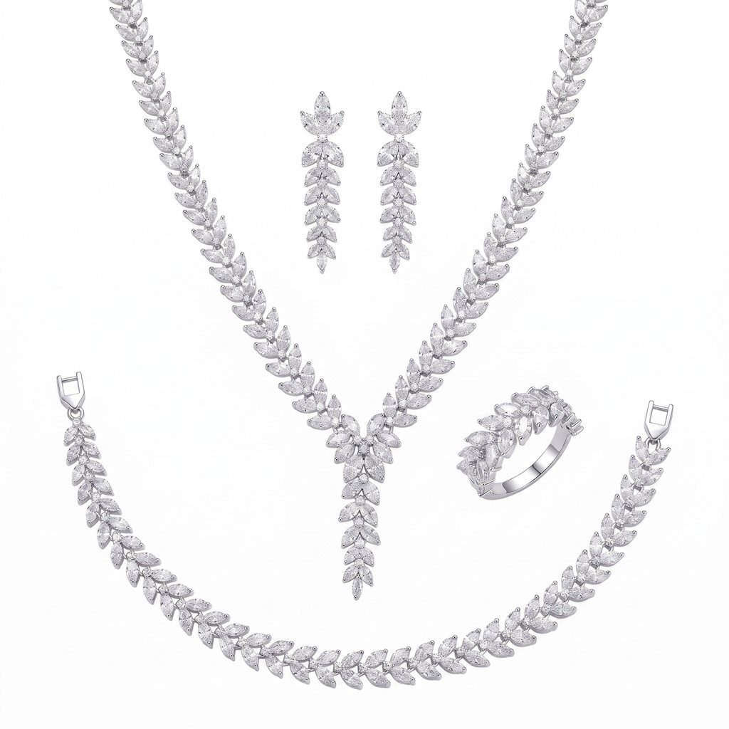 Ethereal Marquise Radiance Jewelry Set