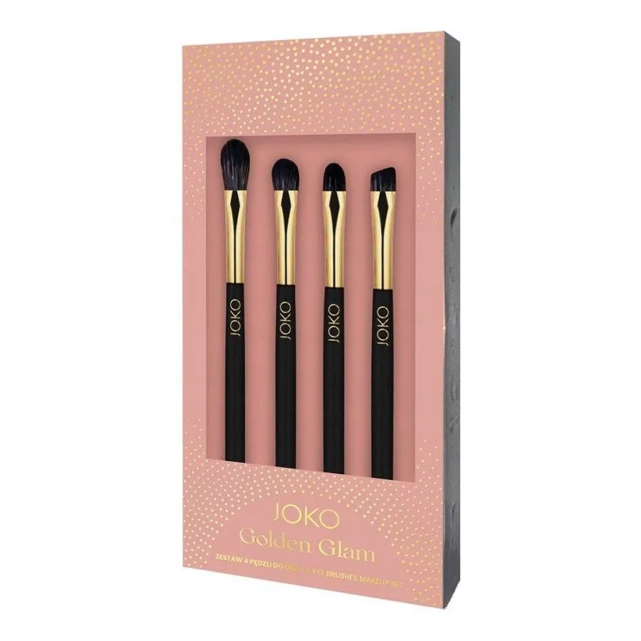 Golden Glam Eye 4 Brush Set by Joko