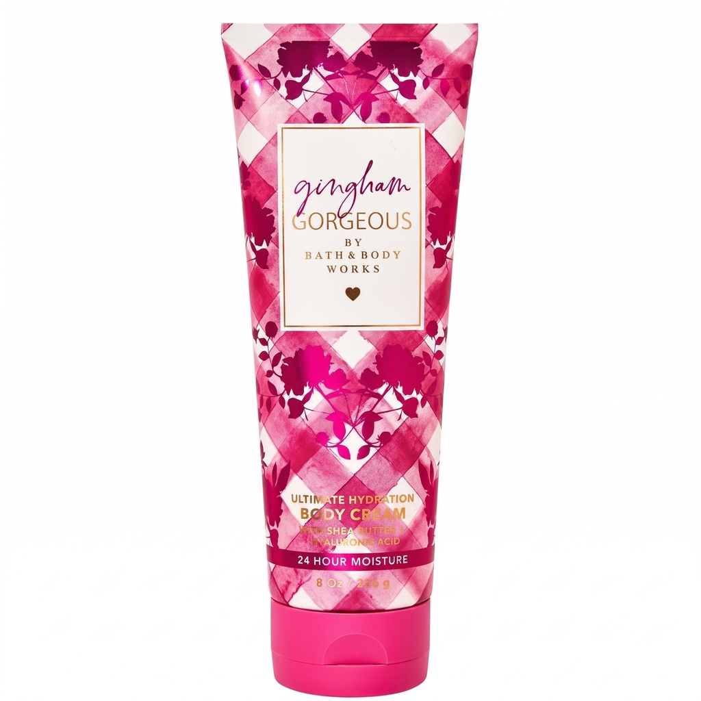 BATH & BODY WORKS BODY CREAM - GINGHAM GORGEOUS
