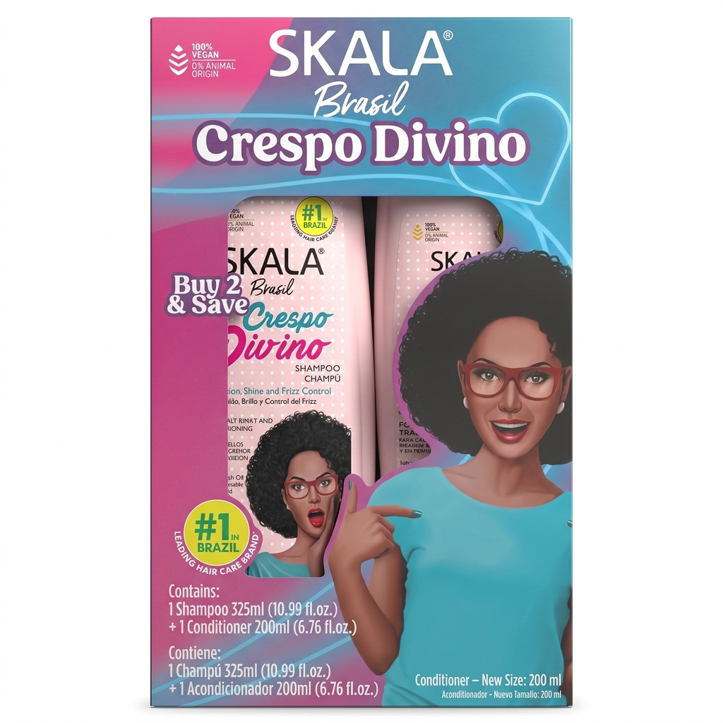 KIT CRESPO DIVINO SHAMPOO + CONDICIONADOR