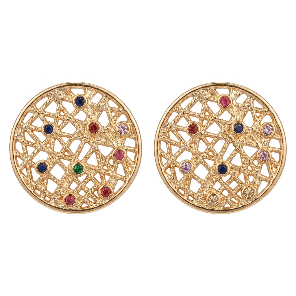 Atyaf Multi-Color Charm Earrings