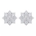 Crystal Flower Earrings