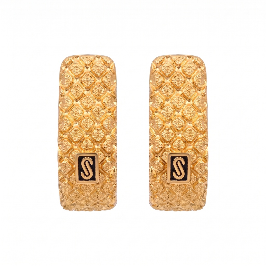 Monaco Chain Huggie Earrings