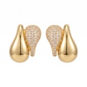 Ribbon Pavé Drop Earrings