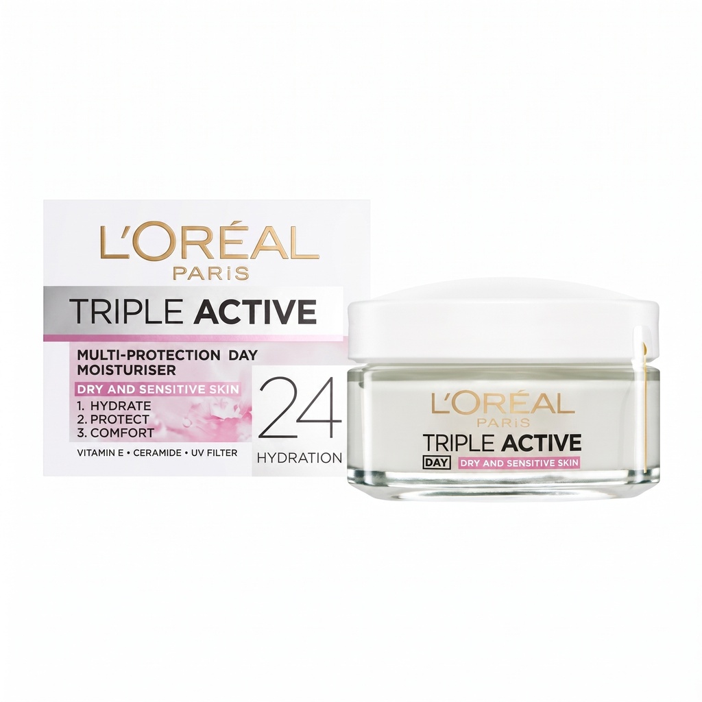 Triple Active Day Moisturiser Dry & Sensitive Skin