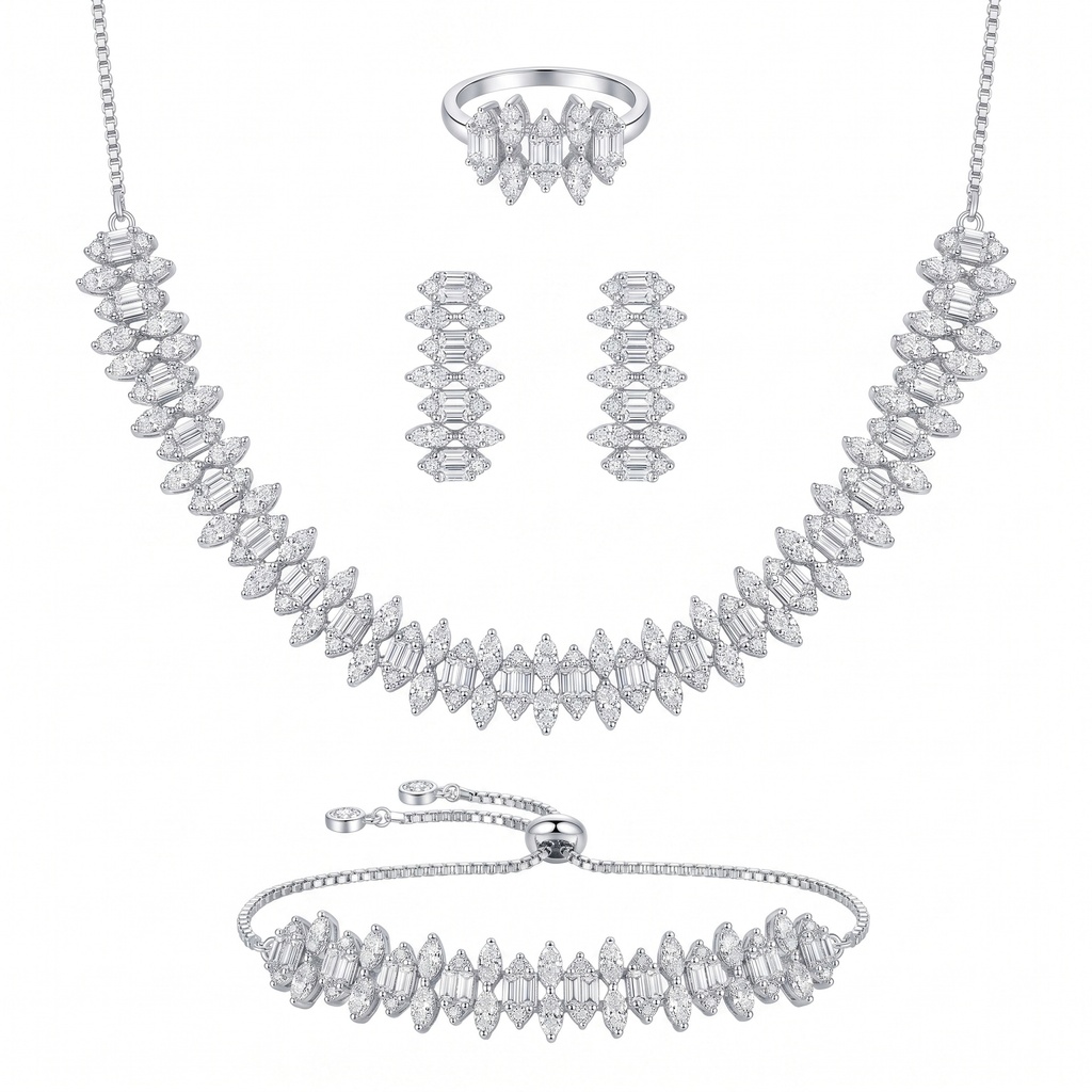 Radiant Crown Jewelry Set