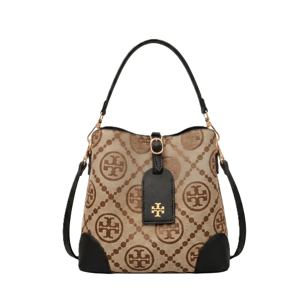 Tory Burch T Monogram Jacquard Bucket Bag