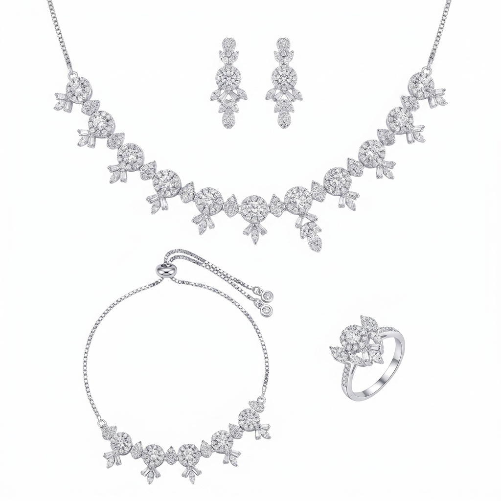 Diamond Garden Jewelry Set