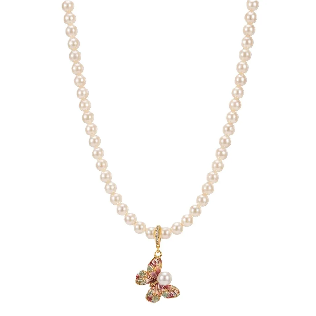 Pearl Butterfly Dream Necklace