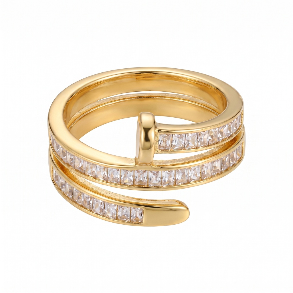 Golden Spiral Ring