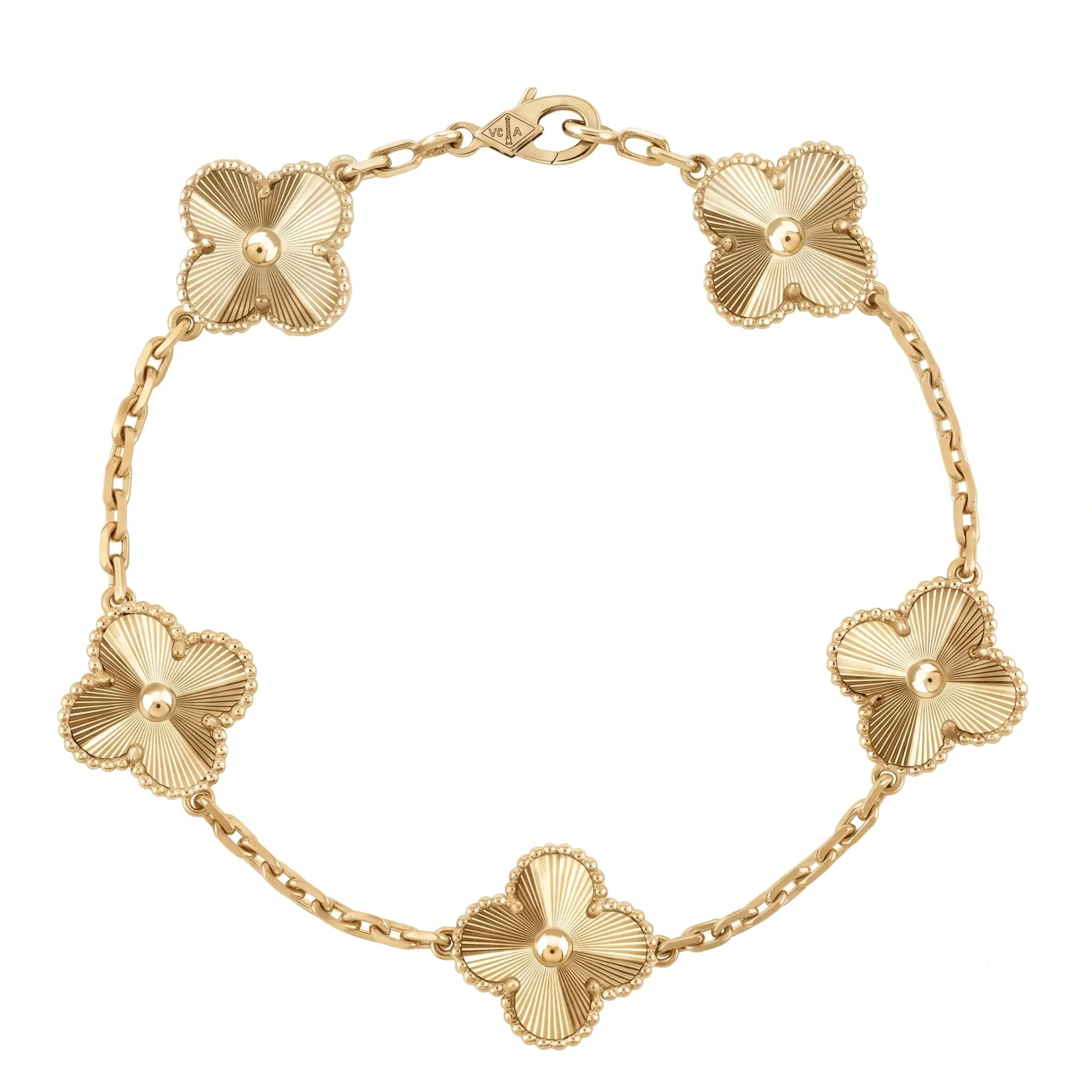 Van Cleef & Arpels Vintage Alhambra 5 Motifs Bracelet