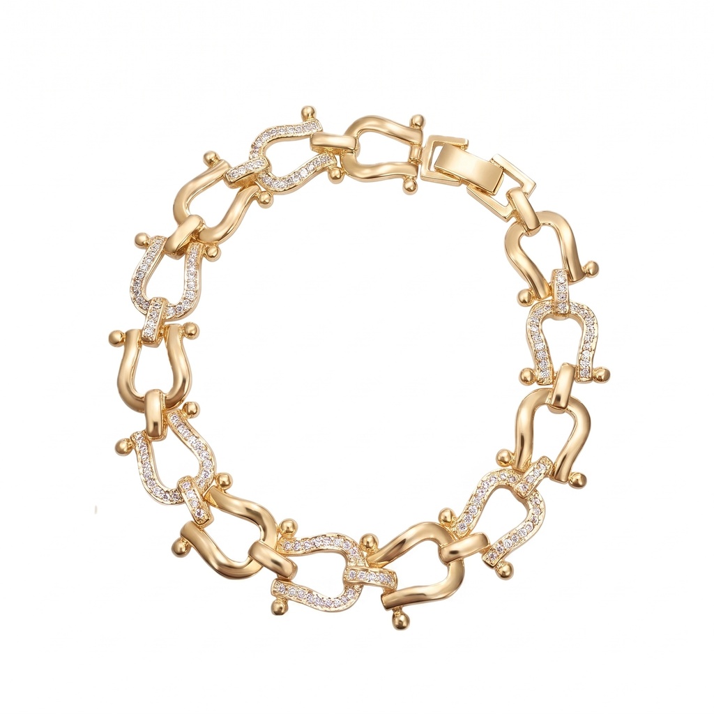 Fred Force Multishackle Golden Link Bracelet