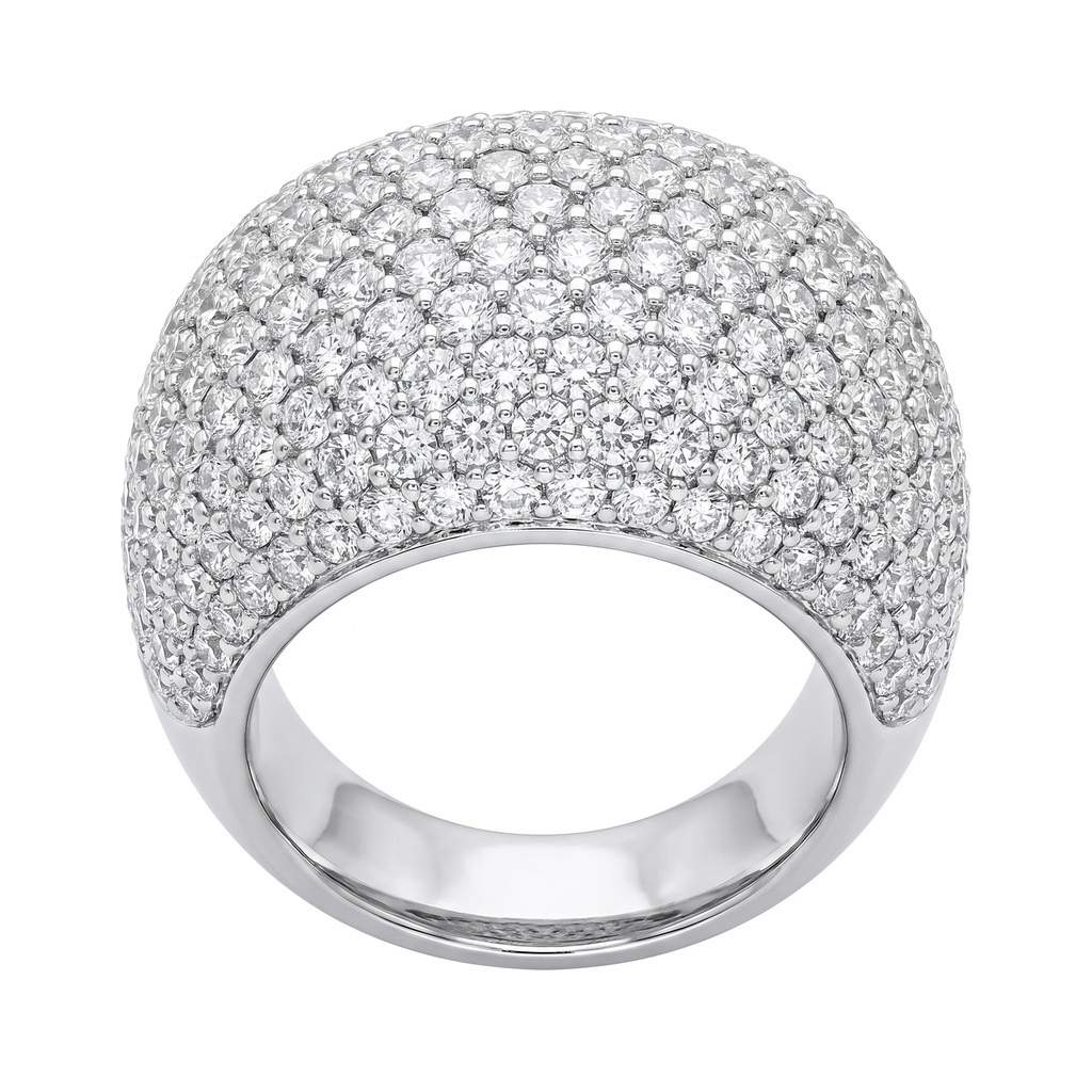 Dome Pavé Ring