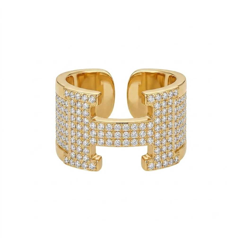 Hermès H-motif Ring