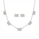 Miu Miu Small Necklace with Earrings