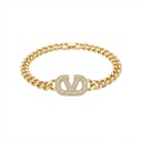 Crystal Pave V-Bracelet