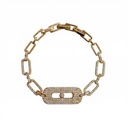 Move Link Pavé Bracelet