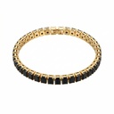 Black Baguette Tennis Bracelet