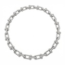 Silver Lock Link Bracelet