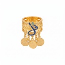 Qul Ring with Lira Coin Charms
