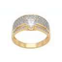 Diamond Dome Solitaire Ring