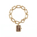 Chanel Chain Link Bracelet Watch with T-Bar Clasp
