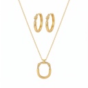 Aura Necklace With Earrings