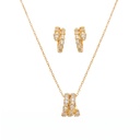 Serpenti Viper Necklace & Earrings Set