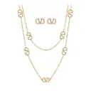 Valentino Inspired Versatile Long Emblem Necklace