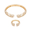 Echo Geometric Enamel Bracelet & Ring Set