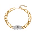 Monaco Classic Pavé Lock Bracelet