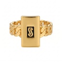 Monaco Chain Rectangular Ring