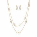 Messika Move Motif Long Necklace & Earrings Set
