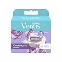 Gillette Venus Comfortglide Breeze Women's Razor Blade Refills, 4 Count