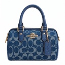Coach Mini Roan In Signature Canvas Bag