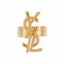 Saint Laurent gold YSL logo Ring
