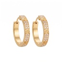 LOVE Hoop Earrings