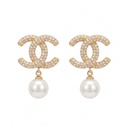 Chanel Pearl Earrings
