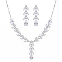 Ethereal Leaf Cascade Jewelry Set