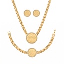 Pavé Ayatul Kursi Medallion Jewelry Set