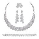 Imperial Five-Petal Baguette Jewelry Set