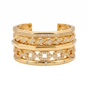 Balmain Multi-Layer Cuff Bracelet