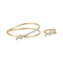 Tiffany Knot Inspired Bracelet & Ring Set