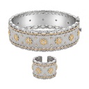 Rigato Lace Star Motif Bracelet & Ring Set